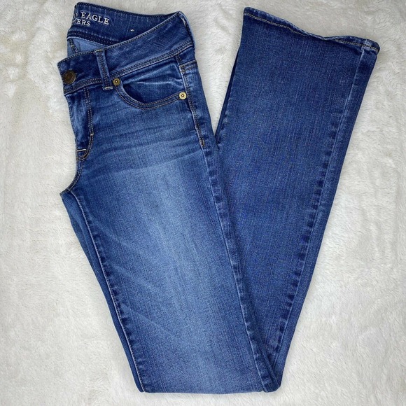 American Eagle Low Rise Bootcut Denim Jeans